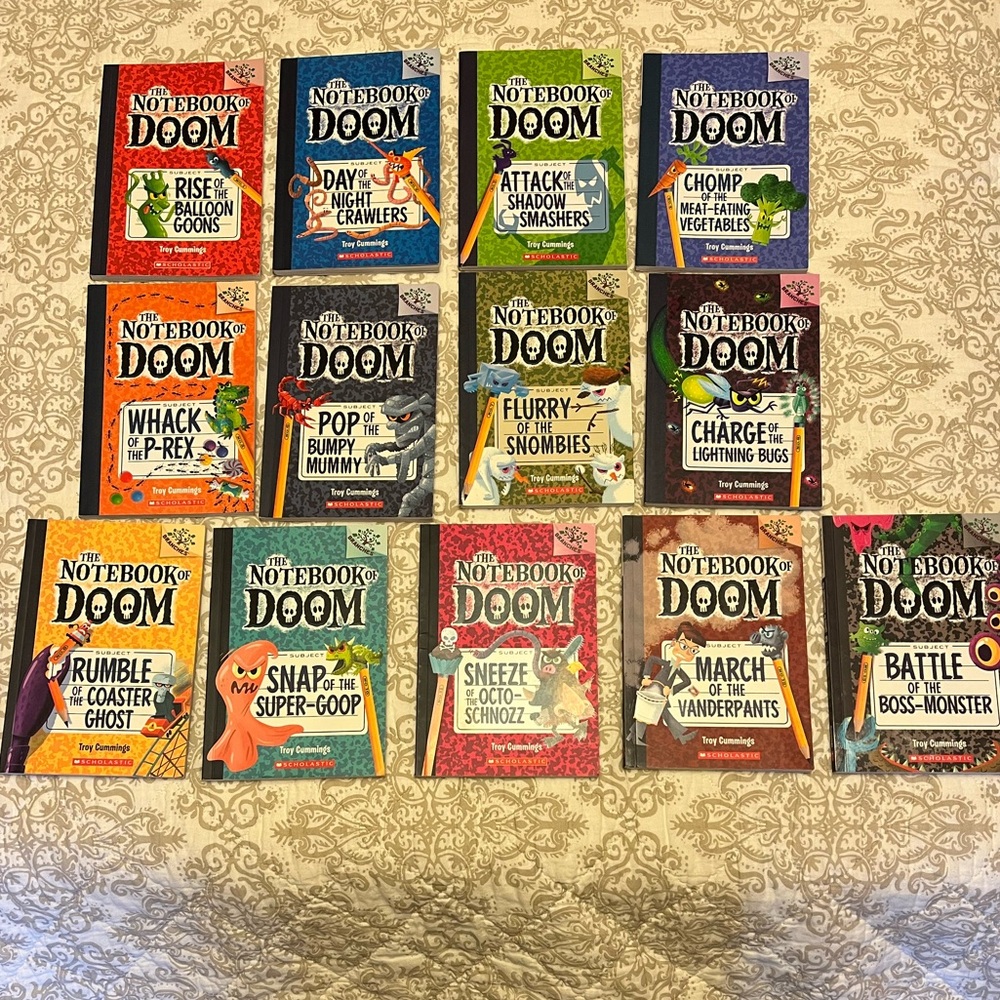 Lot of 13 Notebook of Doom books